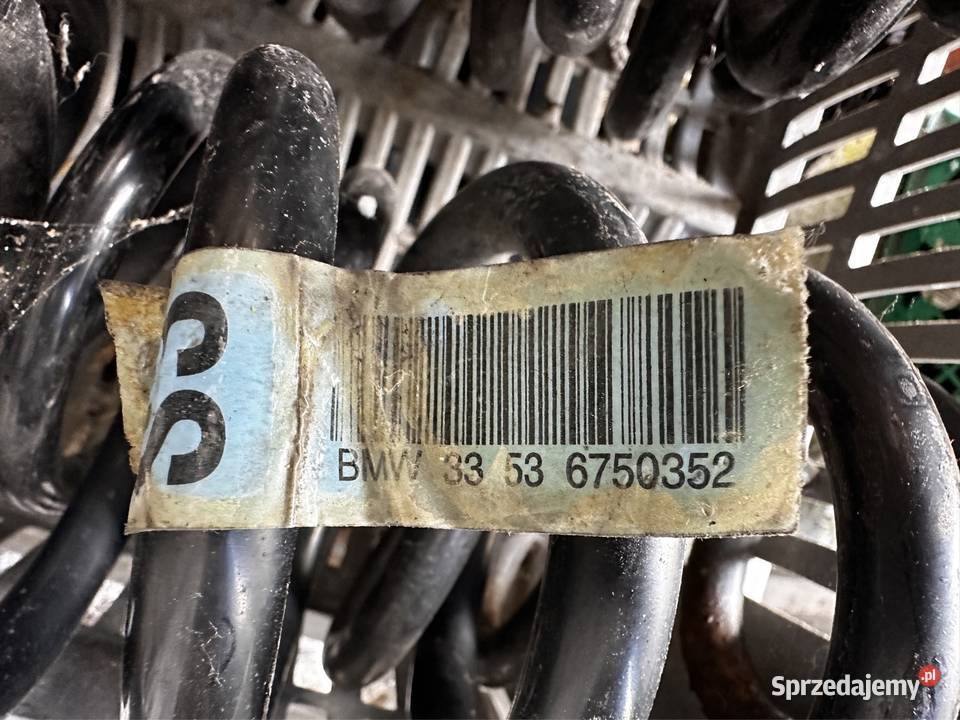BMW X5 E53 Sprężyny tylne Sport Pakiet oryginał Sprężyny zawieszenia Gdańsk