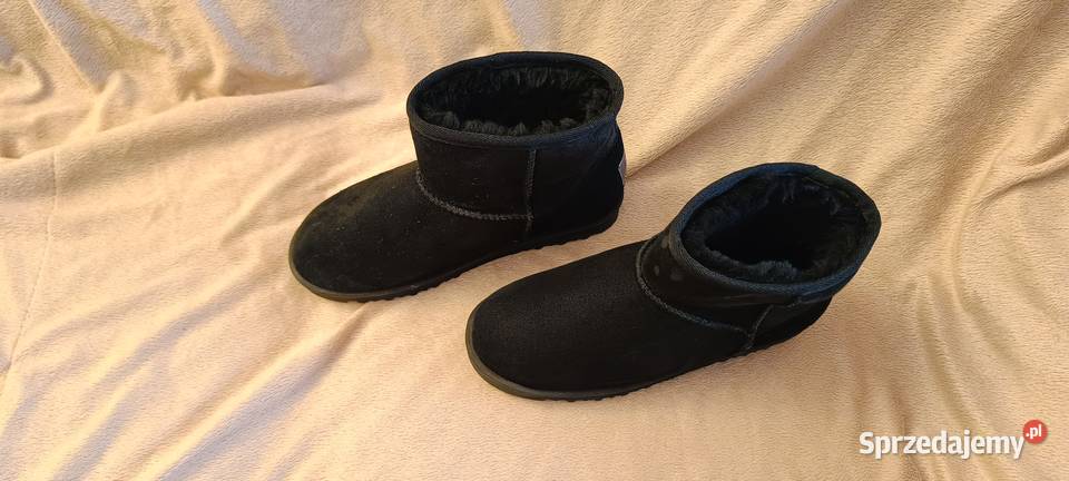 ROOTS Sheepskin Botki damskie Skóra naturalna mazowieckie