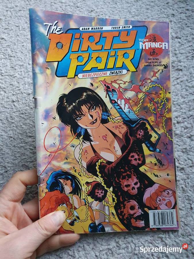 Dirty Pair zestaw 3 komiksów Manga 1999 Polskie Gdynia