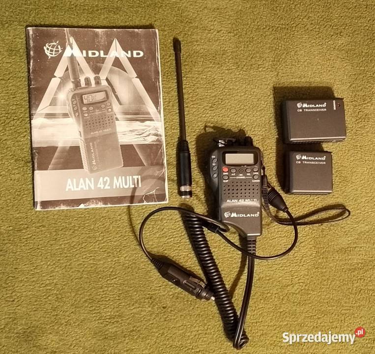 Niesprawne radio CB Midland Alan 42 Multi