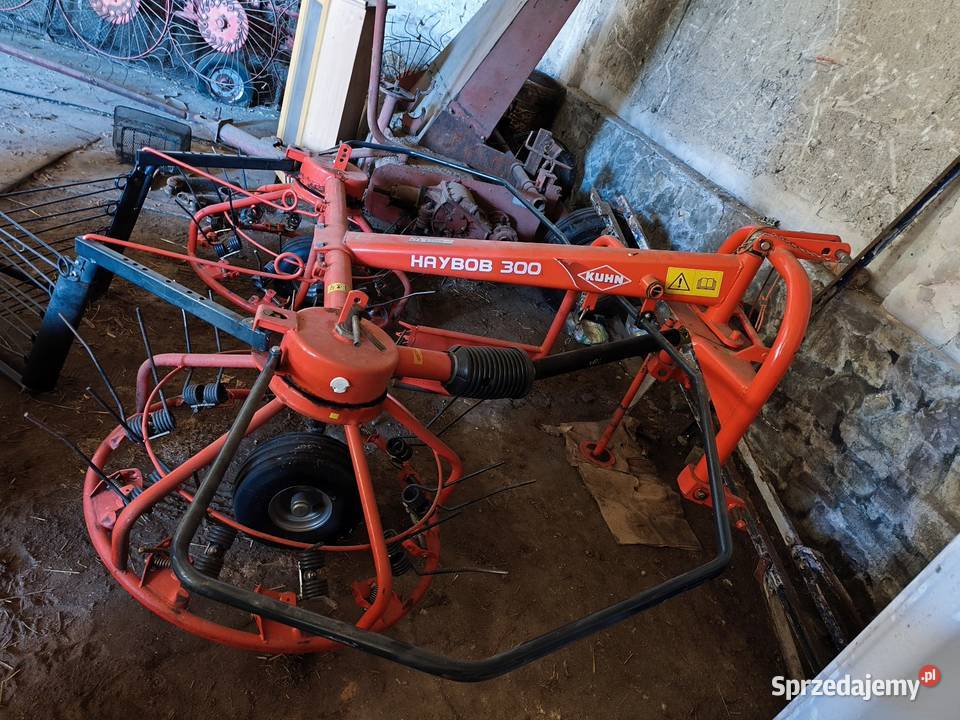 Zgrabiarka przetrząsacz Kuhn Haybob 300 idealny Krapkowice
