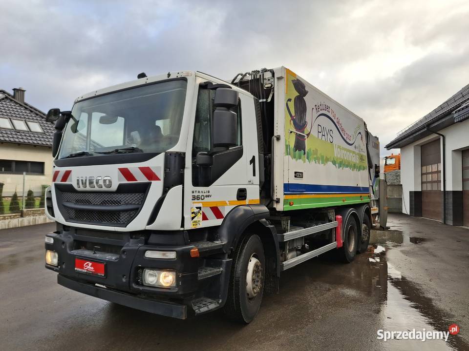 Iveco Stralis 360 Śmieciarka FAUN Dwukomorowa tachograf Sierakowice sprzedam