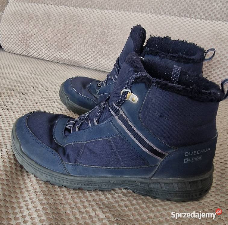 Kozaki Quechua SH100 warm r 37 granat Rozmiar 37 Kozaczki Kraków