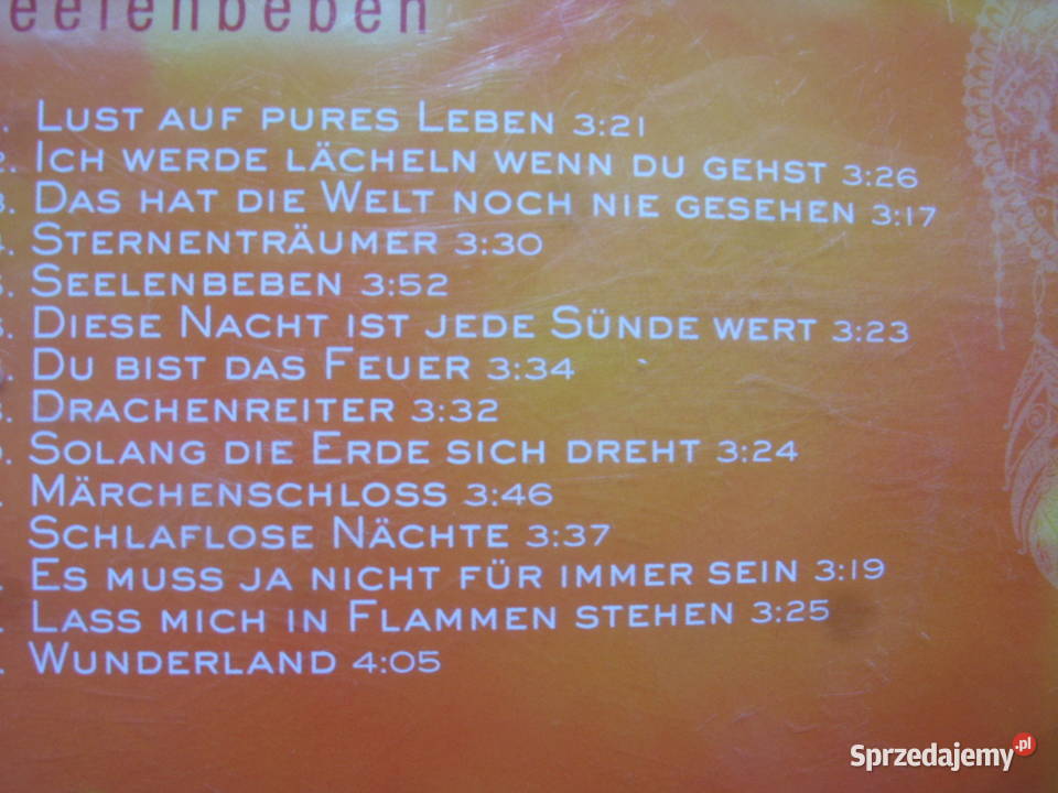 Pop CD ANDREA BERG SEELENBEBEN 2016 dolnośląskie Wołów