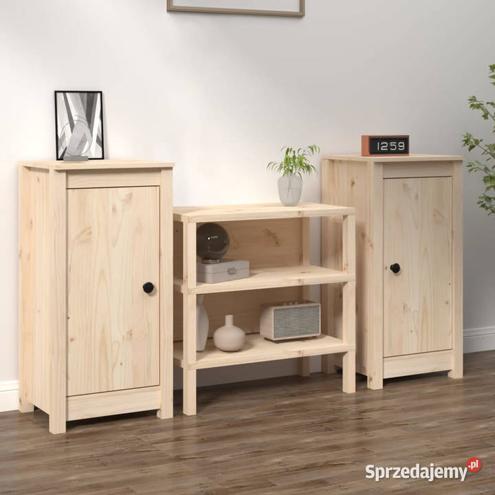 Szafki 2 39x35x80 lite drewno sosnowe WM813725 Warszawa
