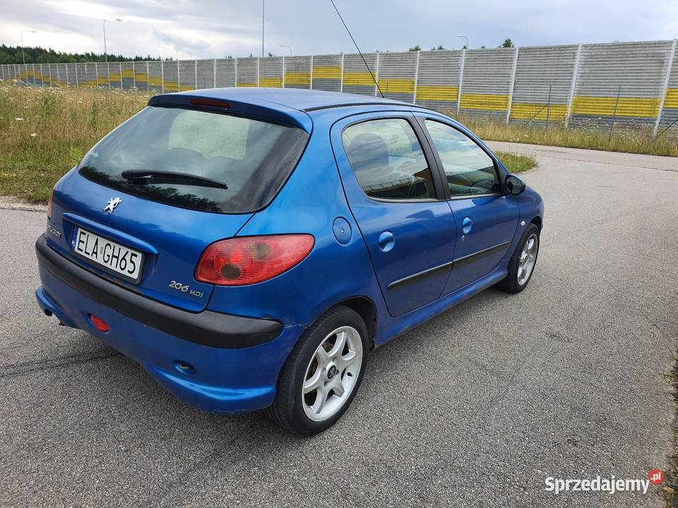 Peugeot 206 14hdi 2004r nieuszkodzony Łask sprzedam