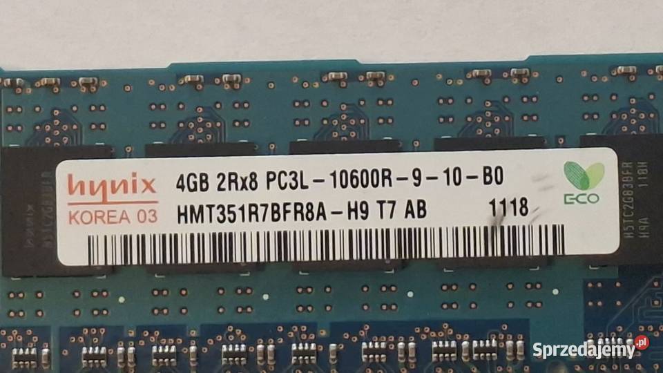 Pamięć HYNIX HMT351R7BFR8AH9 T7 AB 4GB DDR3