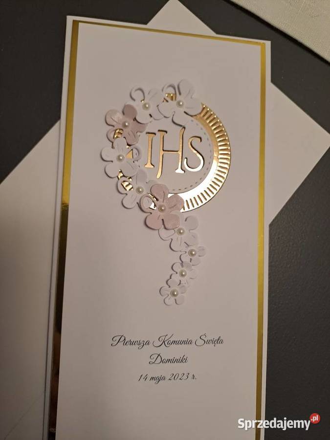 Kartka z okazji komunii śląskie