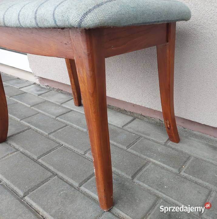 Stara taboret podnóżek do renowacji PRL
