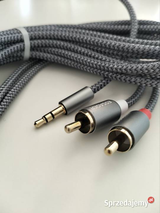 Nowy Kabel Essager 2x RCA Minijack 35