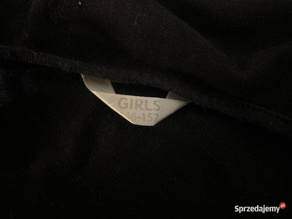 Top koszulka bluzka na szlekach czarna NOWA Rozmiar 146 podkarpackie Jasło