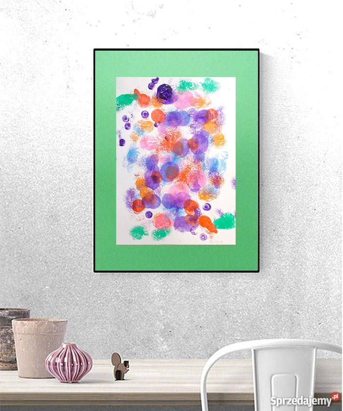 kolorowa dekoracja na ścianę abstrakcja Szczecin sprzedam