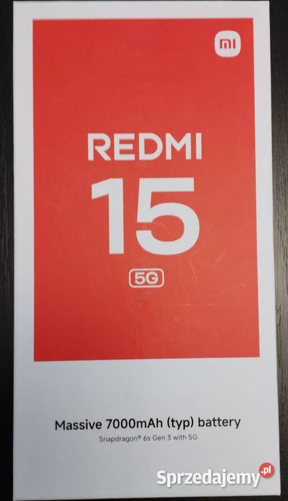 Redmi 15 5g 8256 Black Redmi dolnośląskie Kamienna Góra