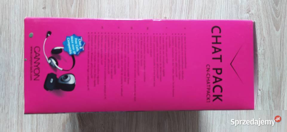 Zestaw internetowy kamera słuchawki Canyon Chat świętokrzyskie Kielce sprzedam