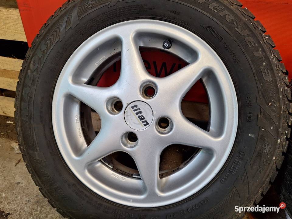 Alufelgi 4x100 13 ET41 VW Seat Toyota Opel Kia Choceń sprzedam