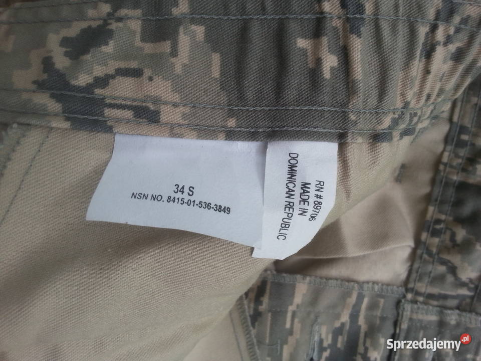 Spodnie ABU tiger stripes 34S USAF Wrocław