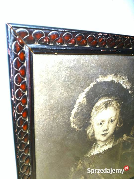 Stara Heliograwiura REMBRANDT Portret Chłopca sprzedam