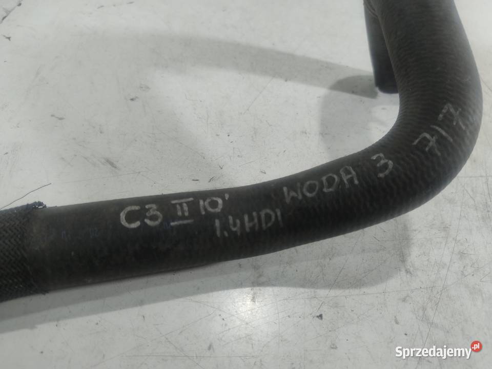 WĄŻ RURA WODY CITROEN C3 II 14 HDI