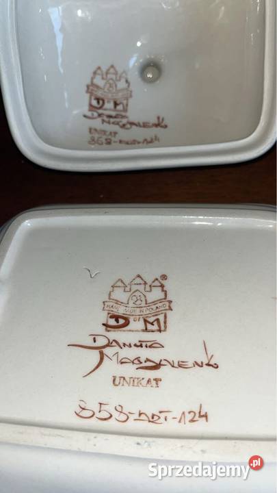 Maselniczka Bolesławiec Ręcznie malowana Hand pomorskie Gdańsk