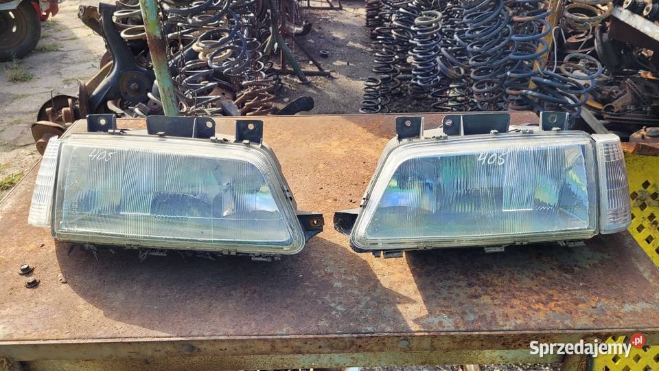Lampy przód Peugeot 405 Oświetlenie Łagów