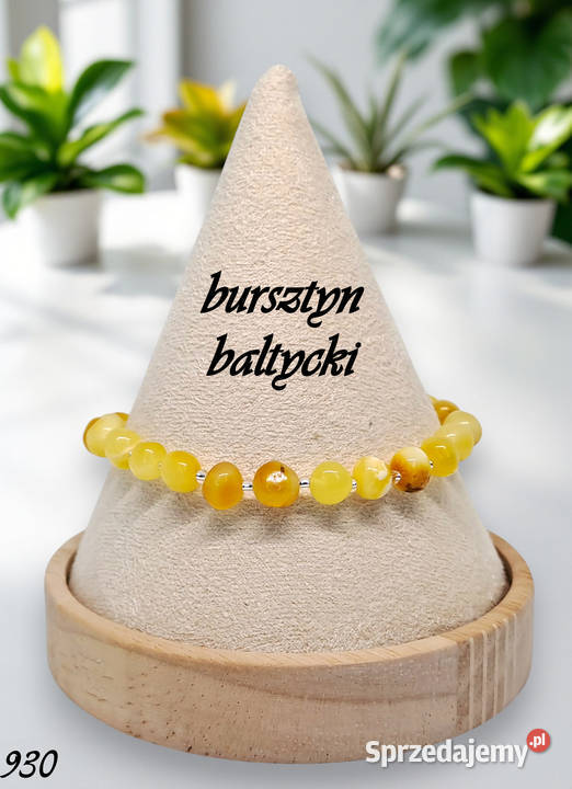 Bransoletka z bursztynu bursztyn bałtycki Warszawa