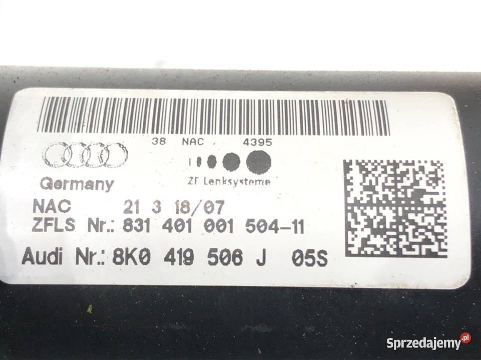KOLUMNA KIEROWNICZA AUDI A5 8T 8K0419506J 0717 Kolumny kierownicze Części samochodowe