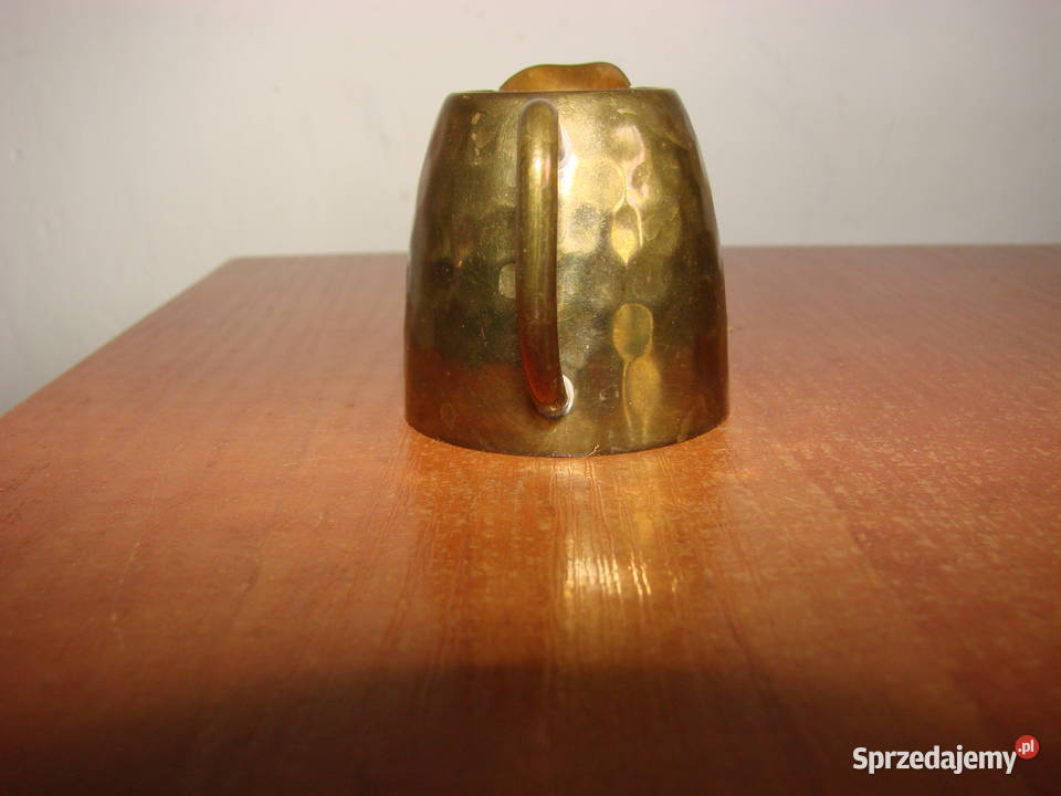 mały mosiężny dzbanuszek Pruszcz Gdański sprzedam