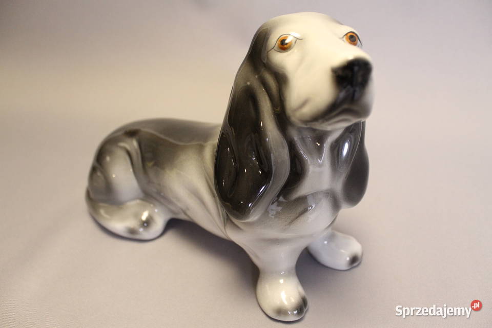 Porcelana kolekjonerska figura Pies Portugalia Dobrzany