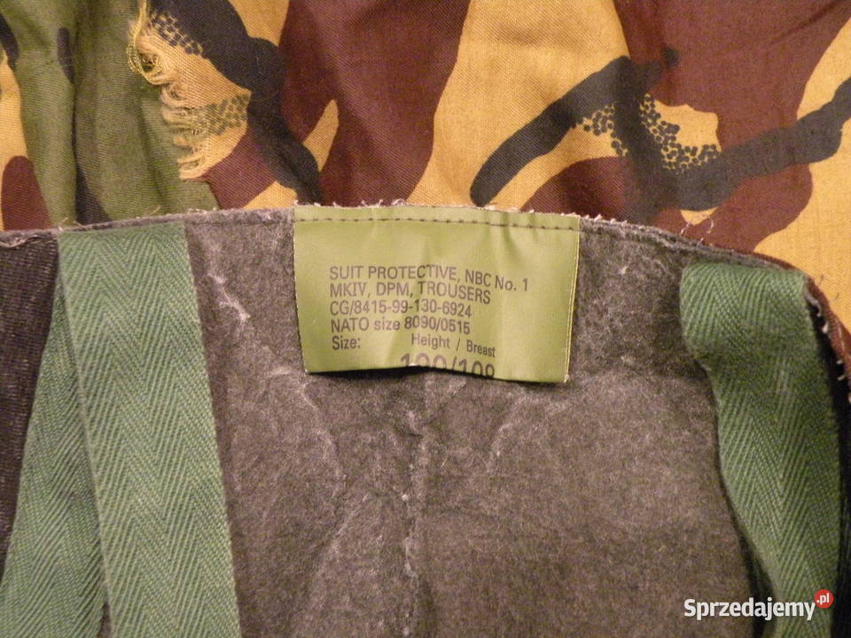 Kombinezon NBC dpm 190108 Wrocław