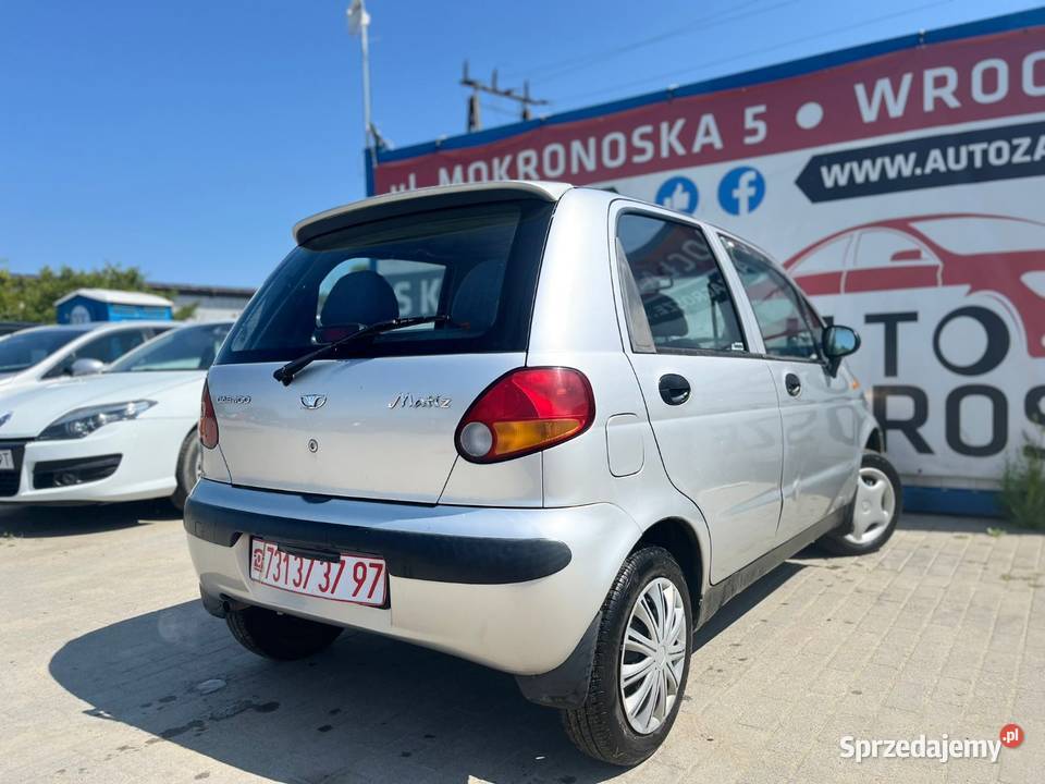 Daewoo Matiz 08 Benzyna Oszczędny Miejski Matiz Wrocław