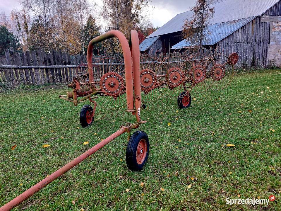 Zgrabiarka 5 gwiazdowa Agromet przewracarka Kleszczele sprzedam