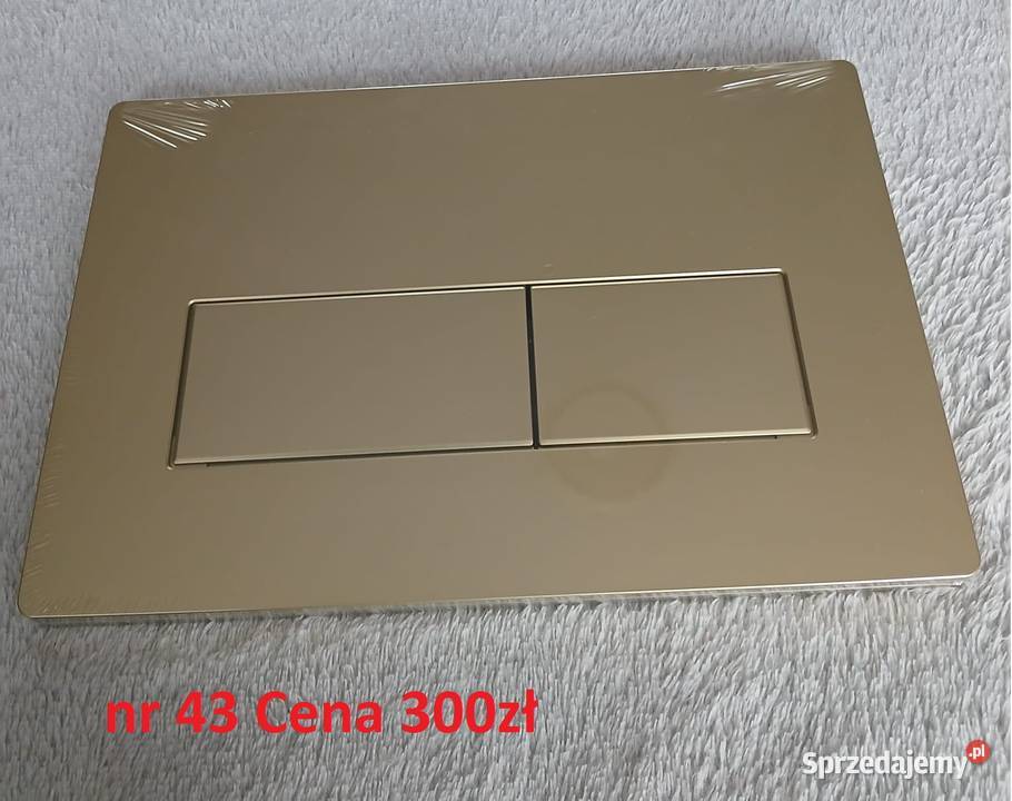 ZAMIENNIK przycisk złoty mat stelaż geberit Pozostałe Mikołów