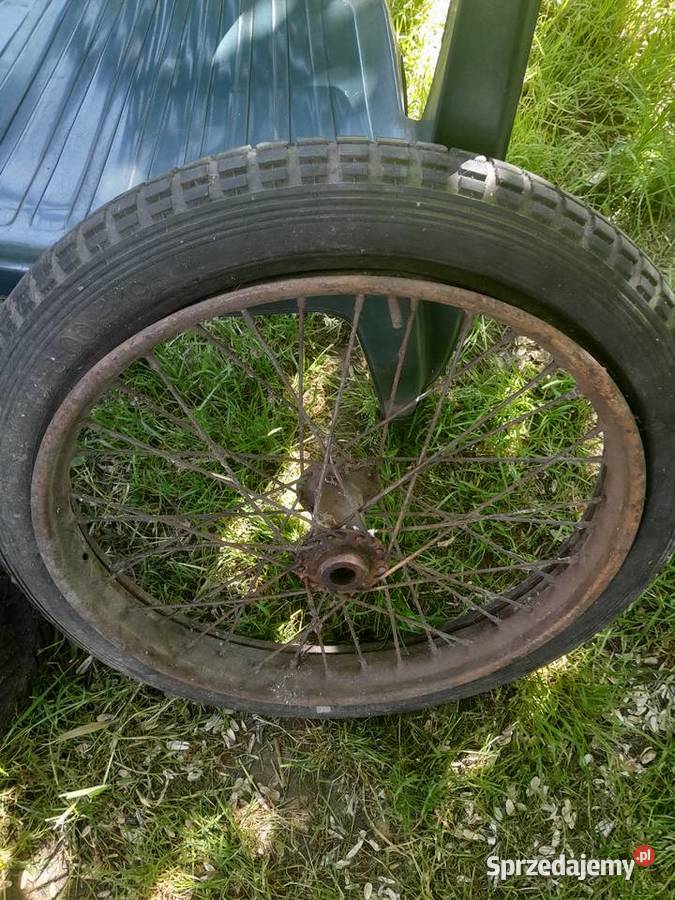 Koło 19 do wózka bocznego stary motocykl Świerzawa sprzedam
