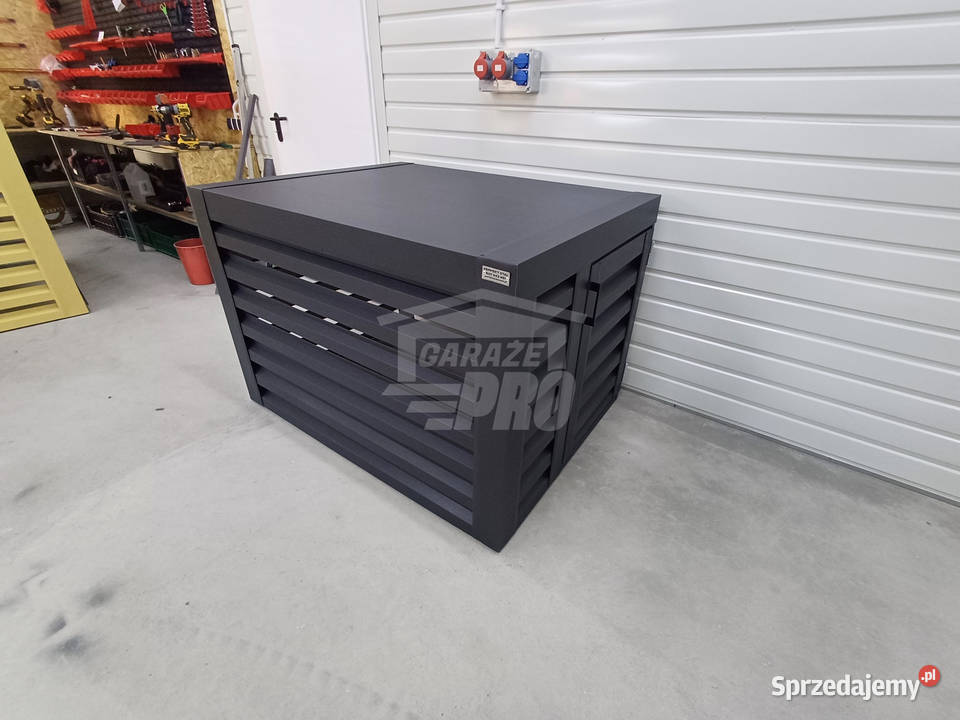 Osłona pompy ciepła 100x60x70 antracyt Zabudowa lubuskie Międzyrzecz