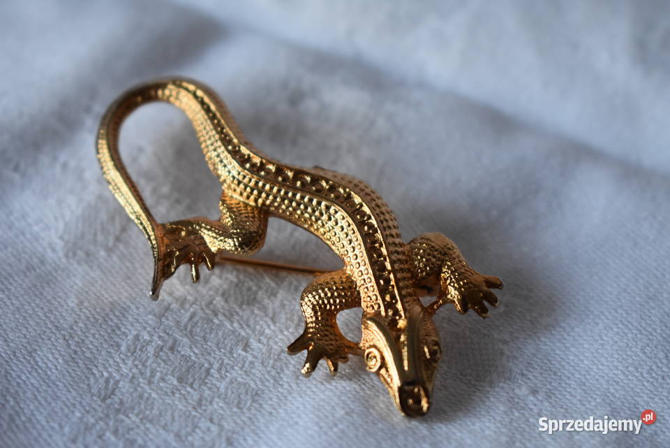 Broszka vintage PRL Warszawa