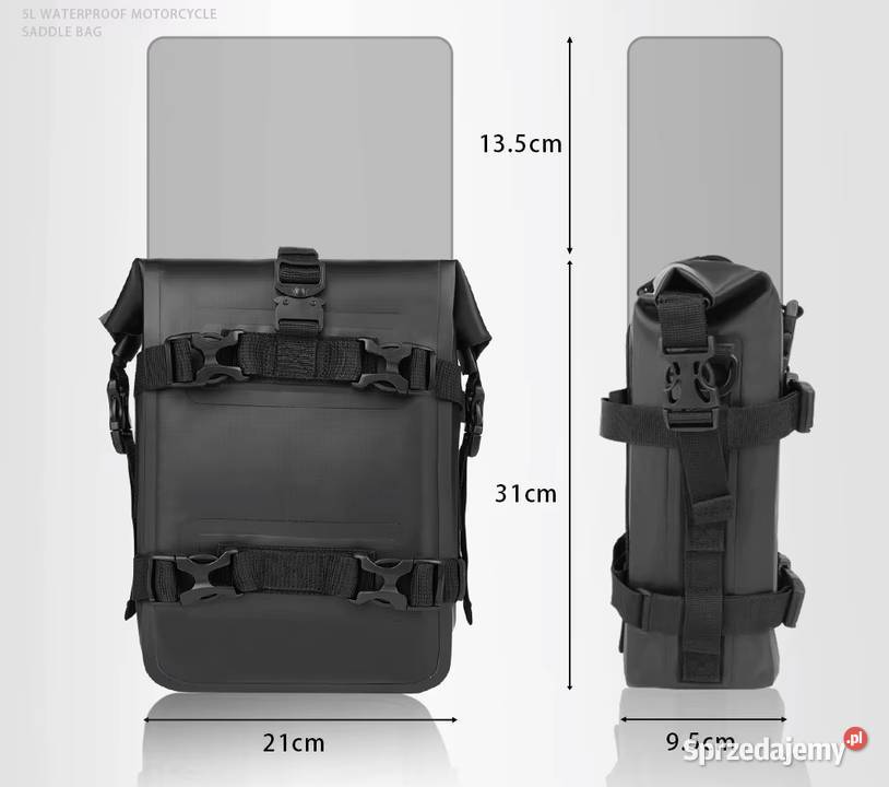 Torba na Gmole 8L Wodoodporna Motowolf Sieradz