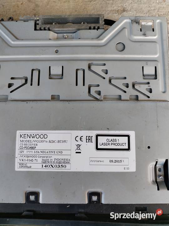 Kenwood KDCBT35U Bluetooth świętokrzyskie Chęciny