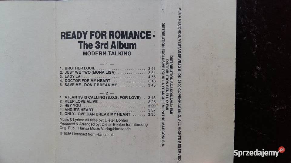 Kaseta magnetofonowa Modern Talking Ready For Siemiatycze