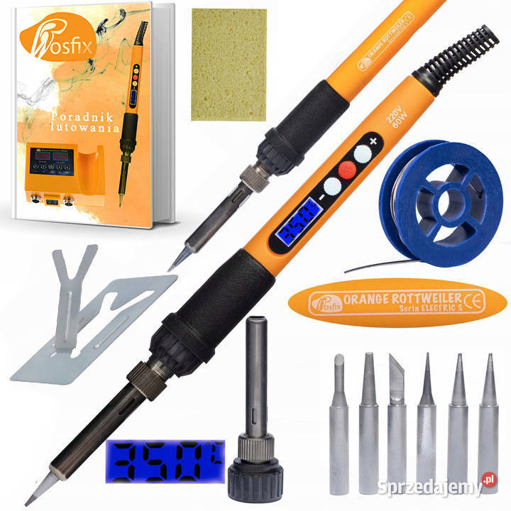 Lutownica Precyzyjna 60W z Wyświetlaczem 180500 Lutownice sprzedam