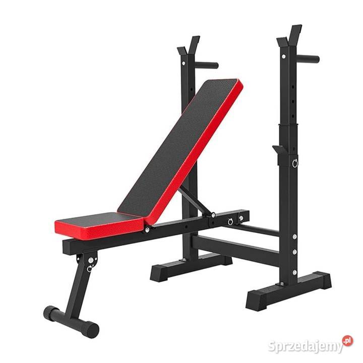 ławka do ćwiczeń skośna ze stojakami pod sztangę Pozostałe Kraków