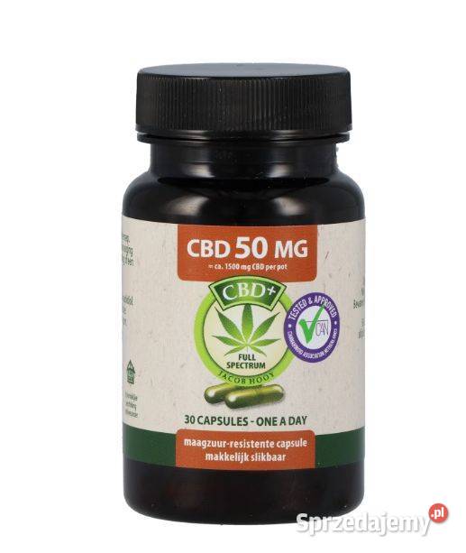 Jacob Hooy CBD kapsułki 50 mg 30 kapsułek łódzkie Łódź sprzedam