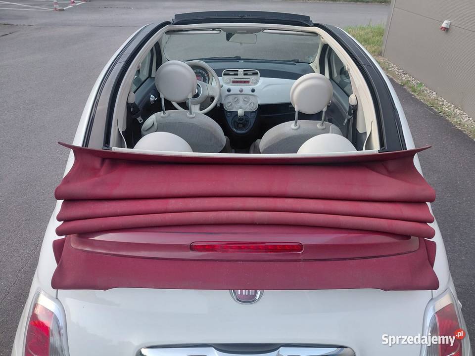 FIAT 500C LOUNGE 2011r 101 Przeb100 Cabrio Jelenia Góra