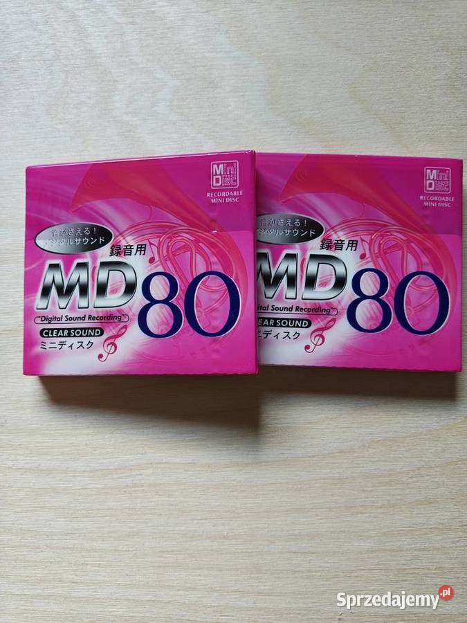 MiniDisc MD Sunny Tech 80 min nowe zafoliowane Świerklany
