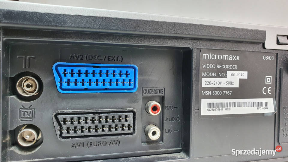 Video magnetowid MIKROMAXX 6 głowic Międzychód