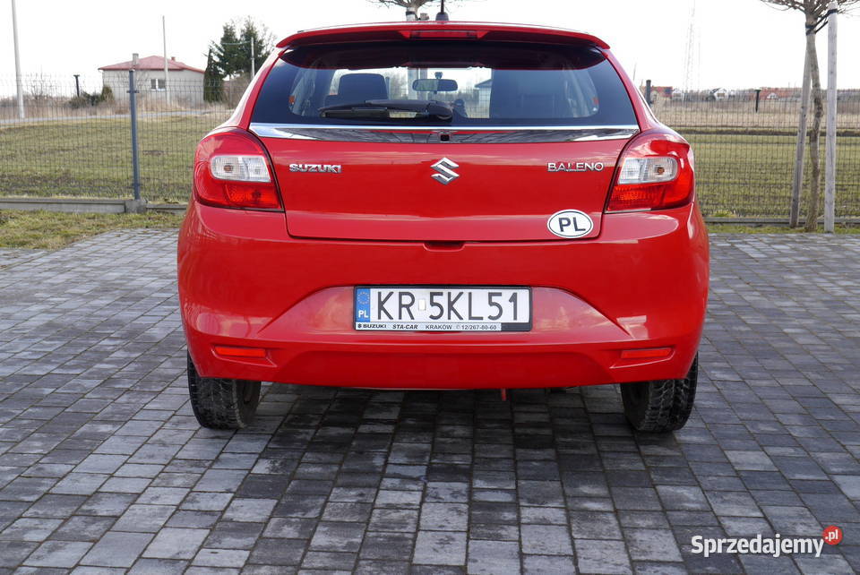 Suzuki Baleno 2019 Polski salon I właściciel poduszka powietrzna Kraków