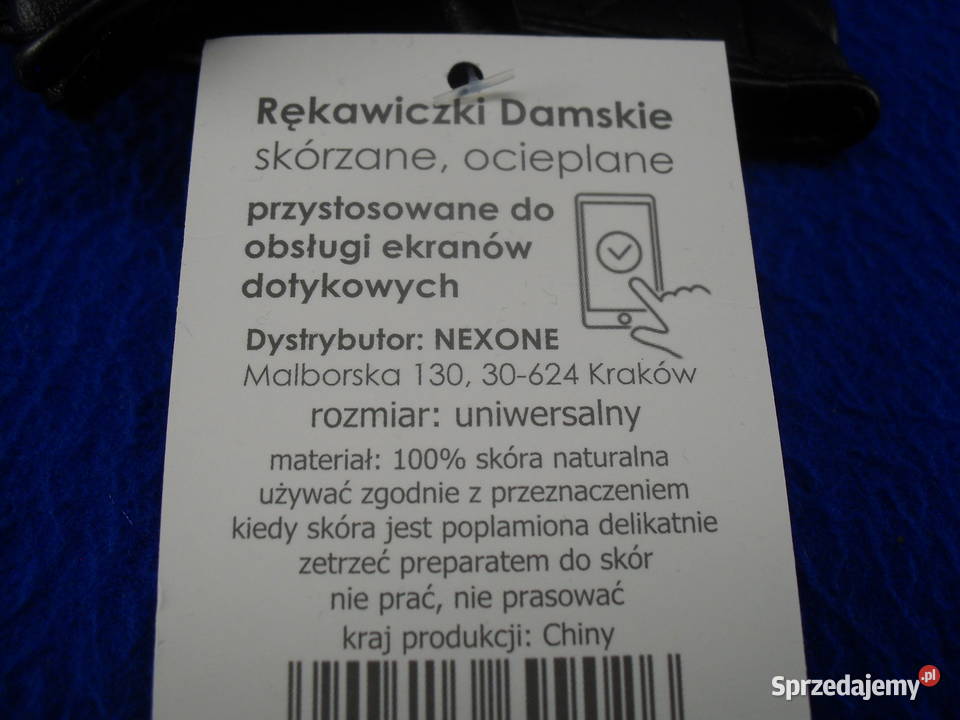 Rękawiczki skórzane damskie dolnośląskie Bielawa sprzedam