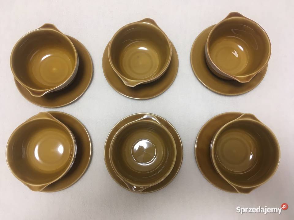 PRL miseczki bulionówki komplet Mirostowice zachodniopomorskie Kołobrzeg sprzedam