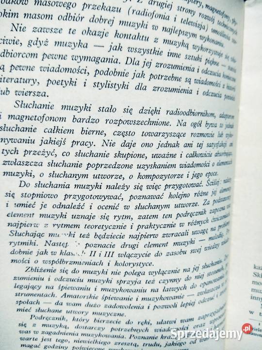 Wychowanie muzyczne stare książkiantykwaryczne Antykwariat Warszawa