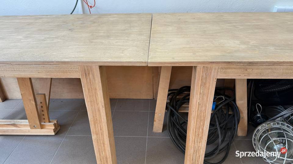 Biurko lada ze sklejki projekt architekta