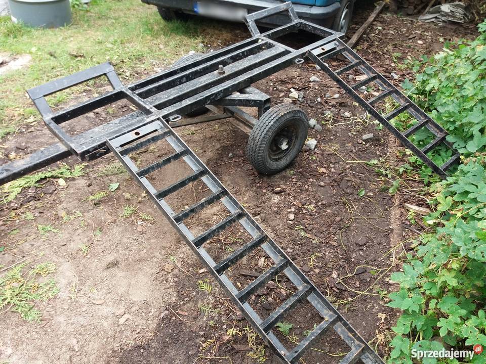 Motylek Wózek holowniczy z najazdami i ręczną Ostrołęka